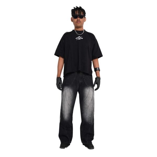 HLVY - Baggy Pants Denim Mezclilla