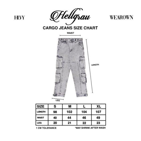 HLVY - Cargo Jeans Neutrals